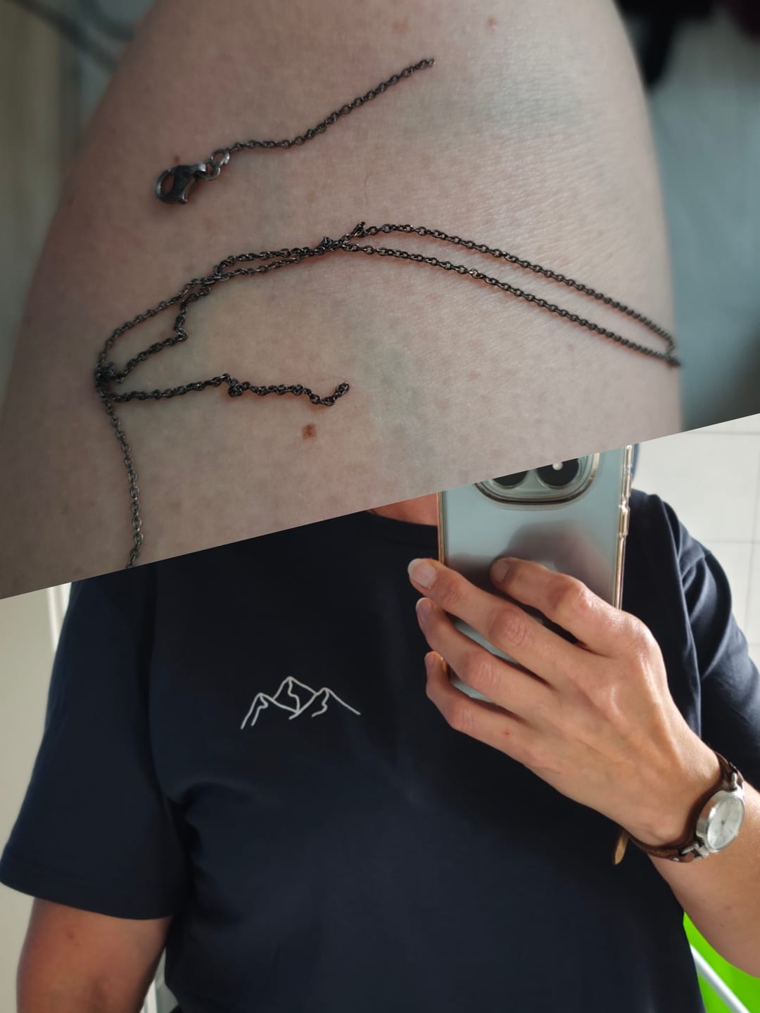 Customer photo review of BERGMENSCH® Bergverliebt Halskette 925 Sterling Silber