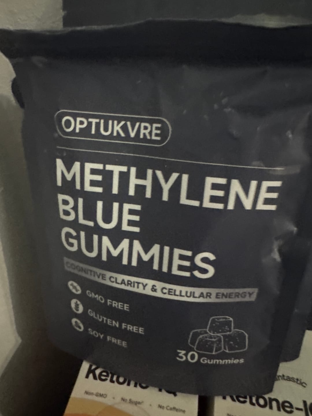 Customer photo review of Methylene Blue Gummies + USP Grade