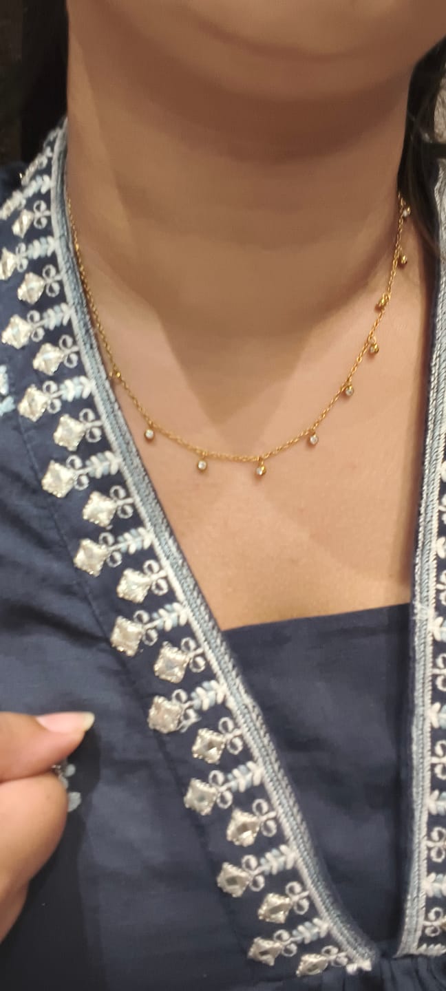 Customer photo review of Multiple Stones Necklace