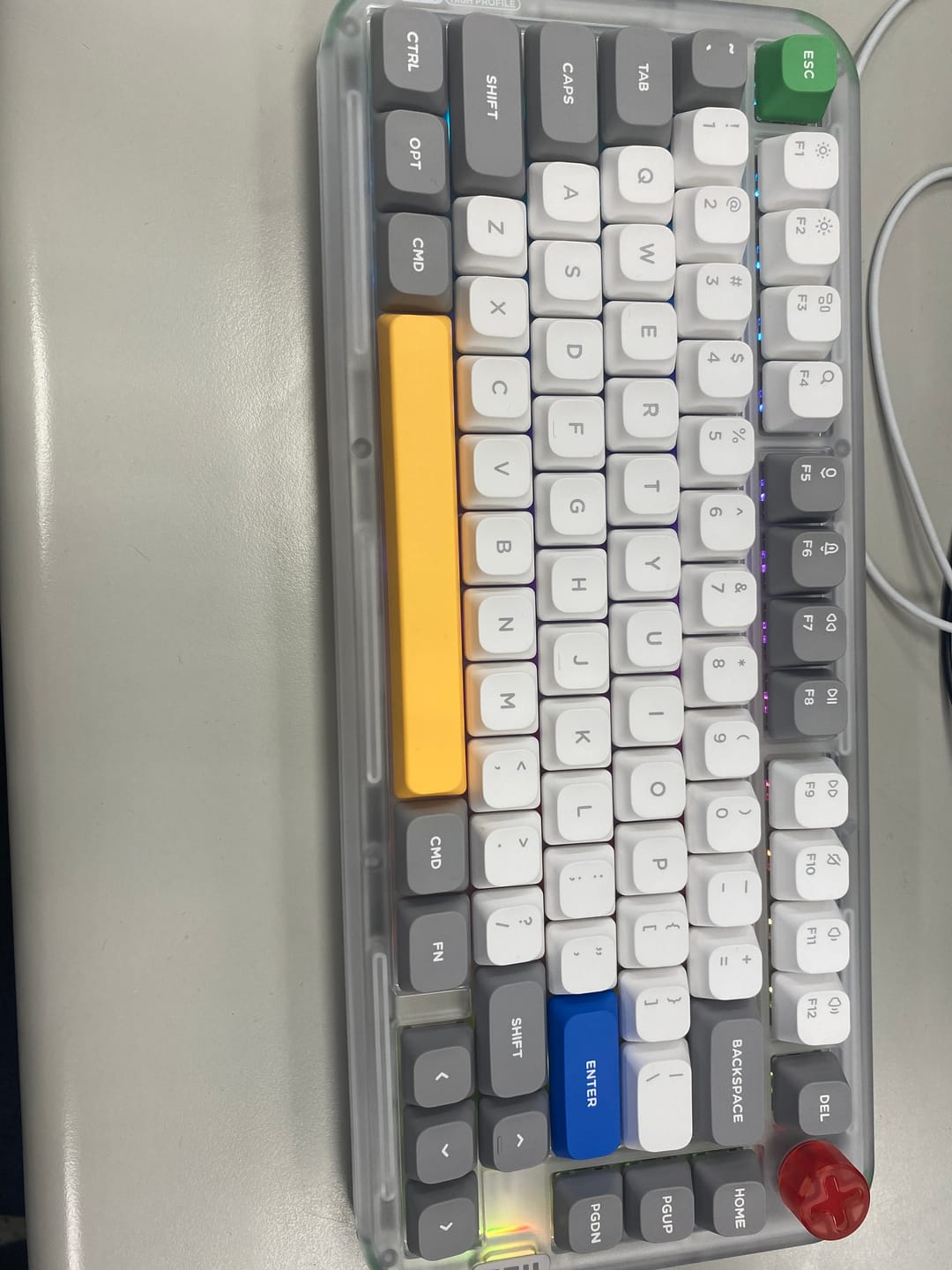 Customer photo review of NuPhy Kick75 三模高矮切換機械鍵盤