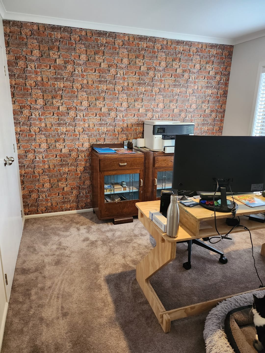 Customer photo review of Urban Brick Wallpaper - Traditional