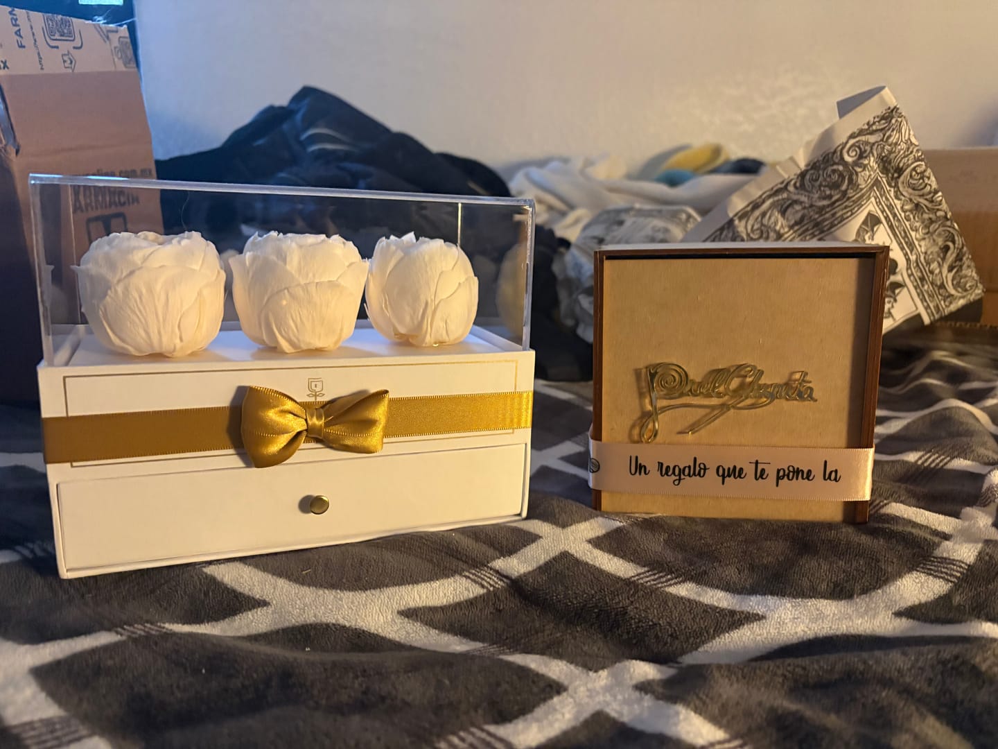 Customer photo review of Harmonia White | 3 Peonias