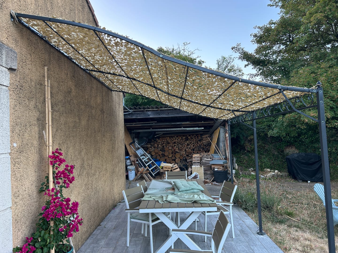 Customer photo review of Filet de camouflage renforcé sable