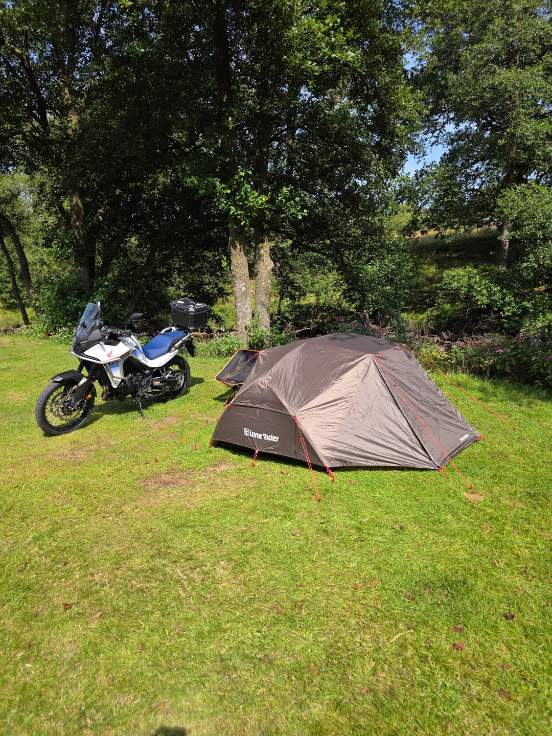 Customer photo review of ADVTent - Adventure Motorcycle Tent