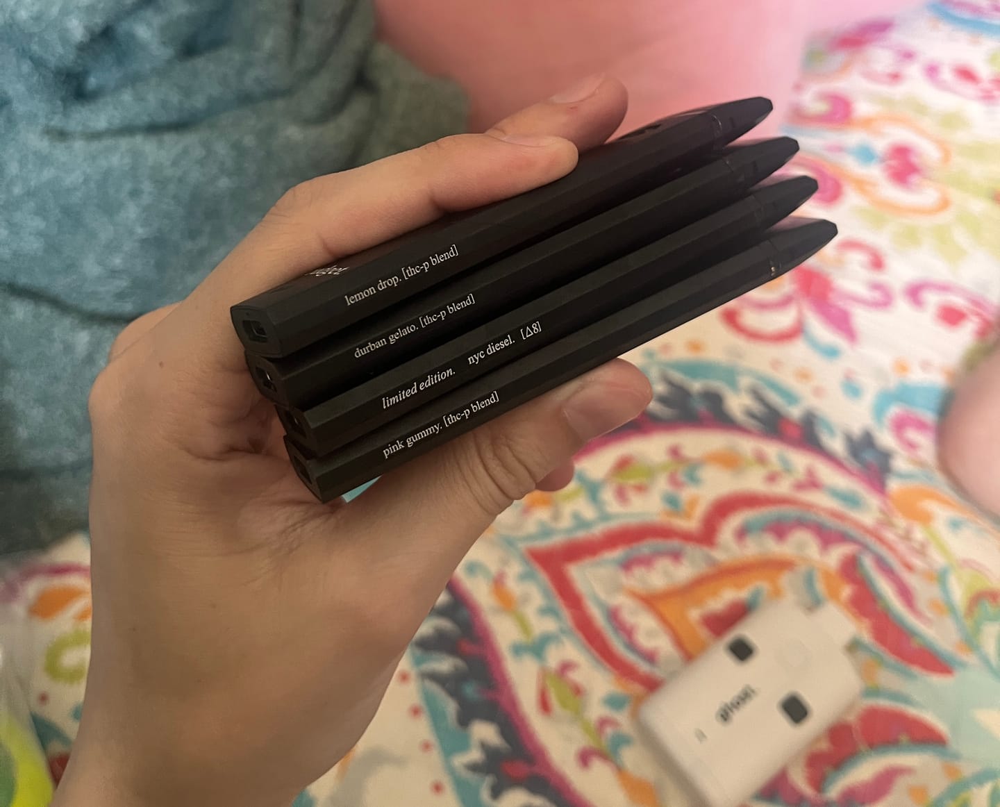 Customer photo review of 3pc Flavor Pack of 1 Gram THC-P Blend Vape Pen