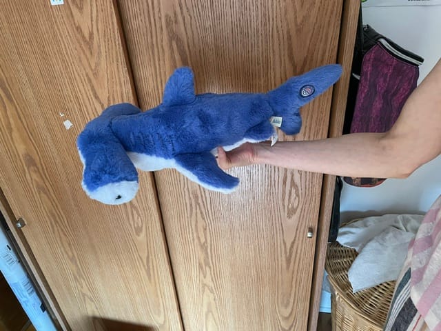 Customer photo review of The Hammerhead Plush