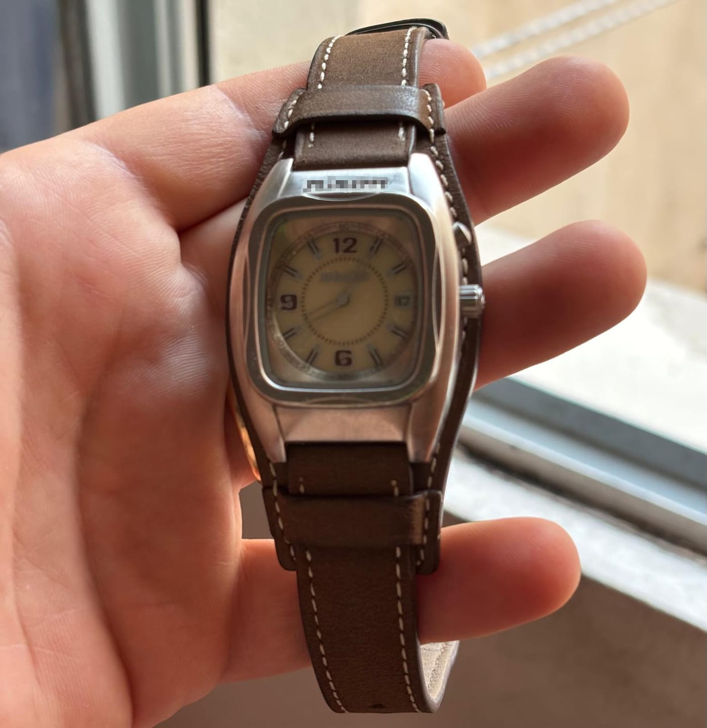Customer photo review of 20mm Vintage Pilot Bund Leather Watch Strap