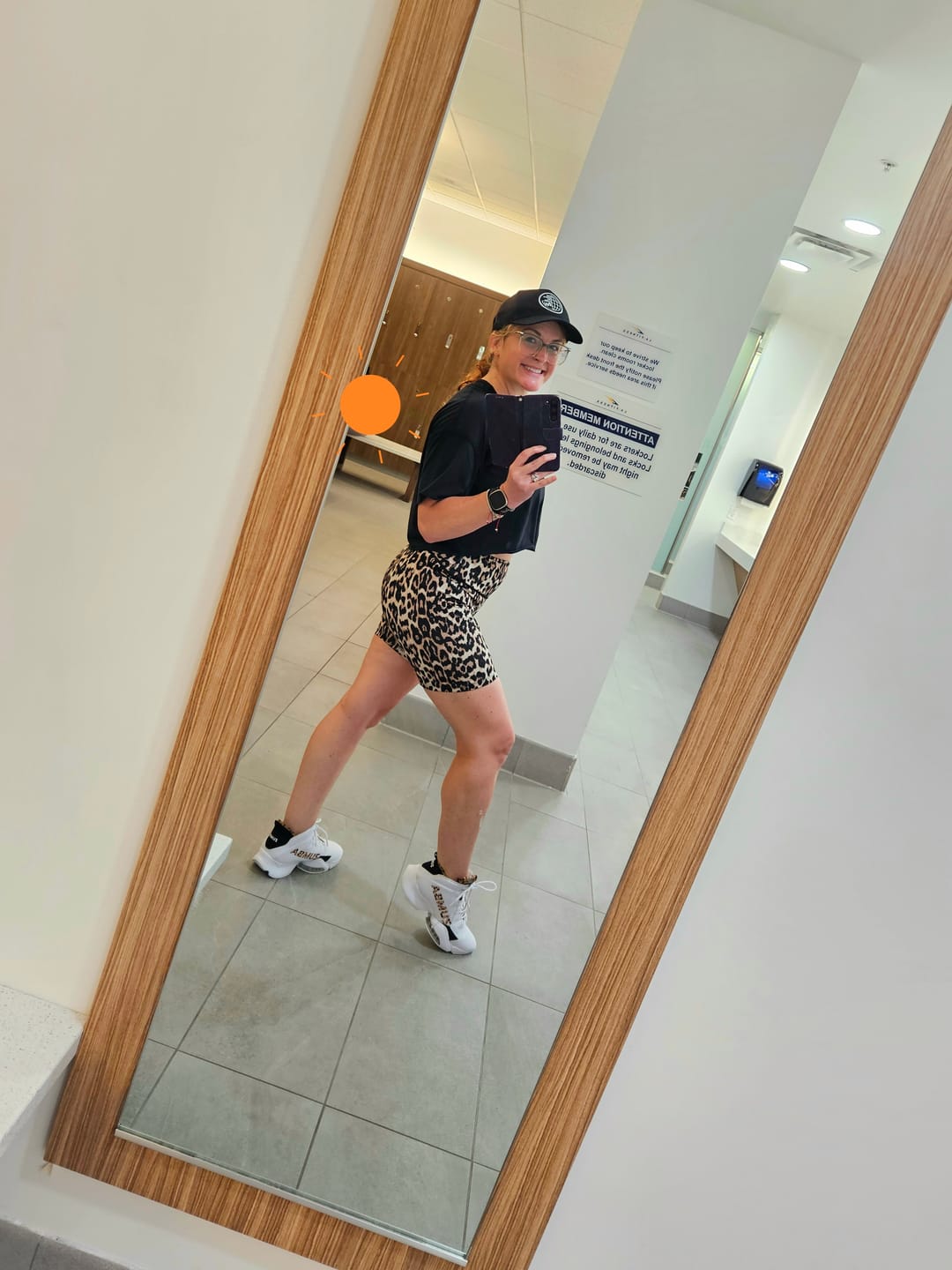 Customer photo review of Rock 'n' Roll Z- Lift High Waisted Biker Shorts