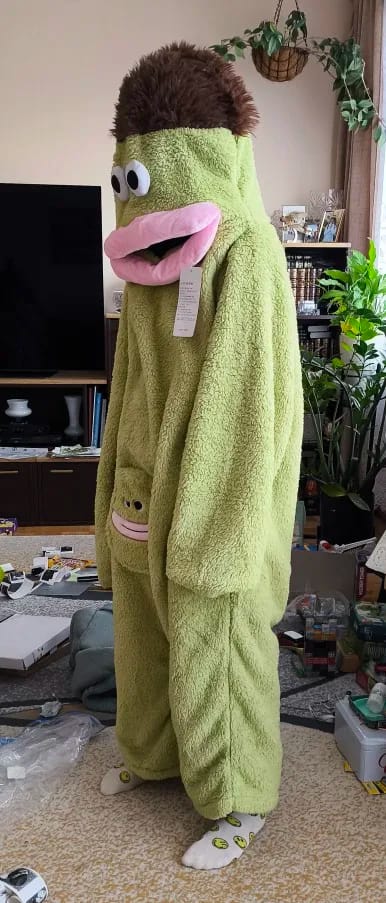 Customer photo review of MonsterNap™ – Pijama Monstruo Bocón de Una Pieza | Viral en TikTok | Adultos y Niños