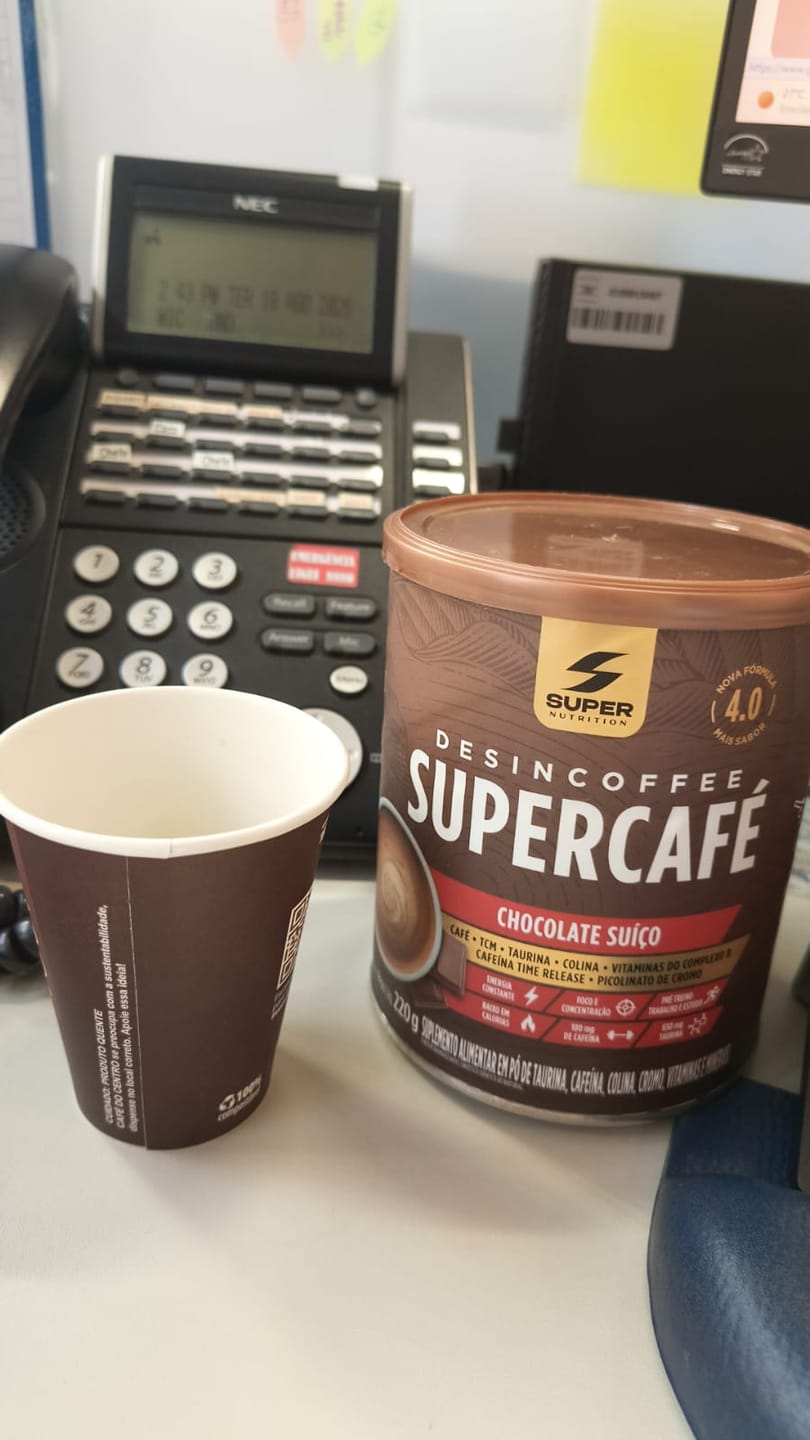 Customer photo review of Supercafé Chocolate Suíço
