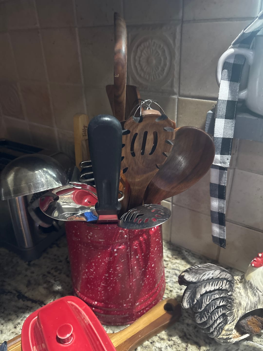 Customer photo review of Salad Serving Set