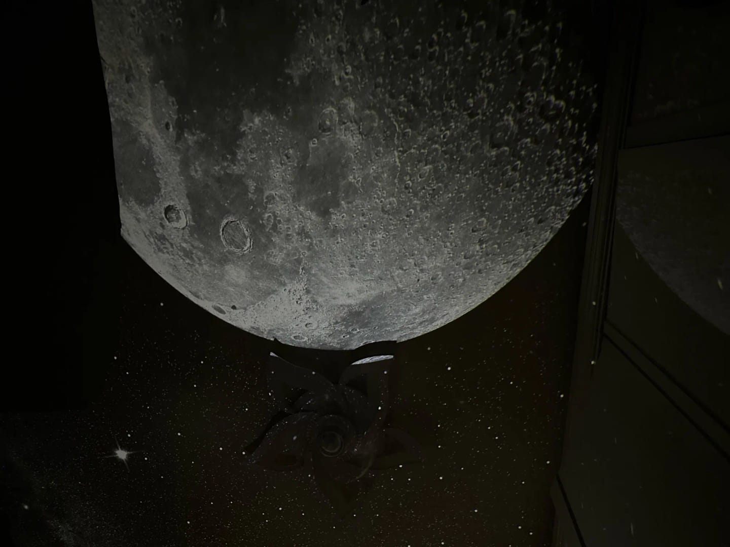Customer photo review of Starry Sky Galaxy Projector