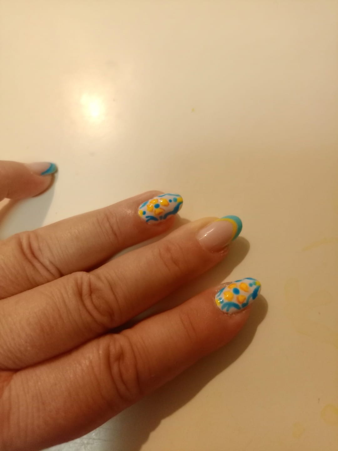 Customer photo review of Smalto Semipermanente LCI - Azzurro Sky