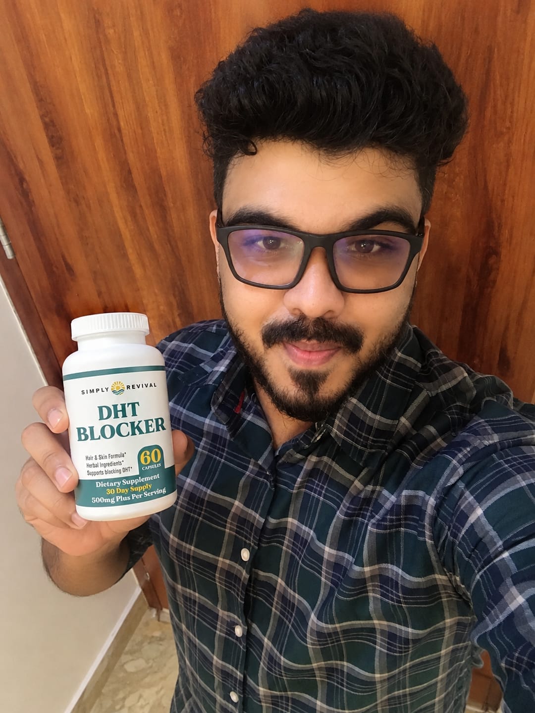 Customer photo review of DHT BLOCKER / Fórmula Botánica para el Cuidado y Fortalecimiento del Cabello