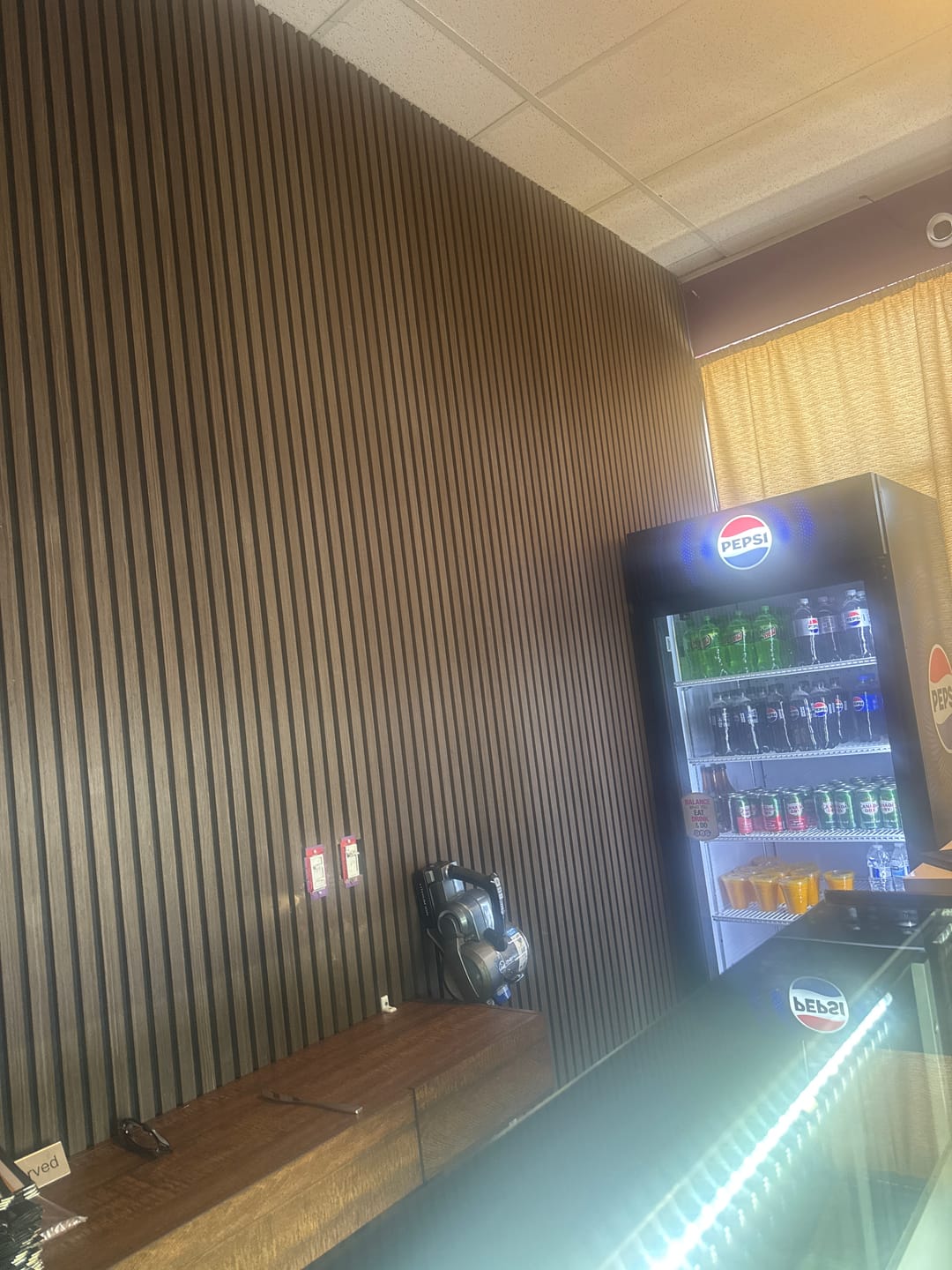 Customer photo review of Acoustic Slat Wall Panel | Smoked Oak | Premium 3-sided Wood Veneer
