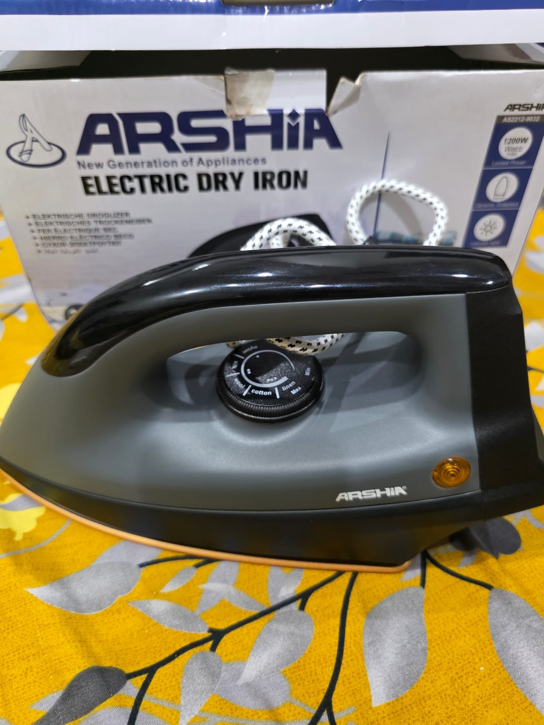 Customer photo review of Lot Imported arshia Electric Dry Iron AS2212
