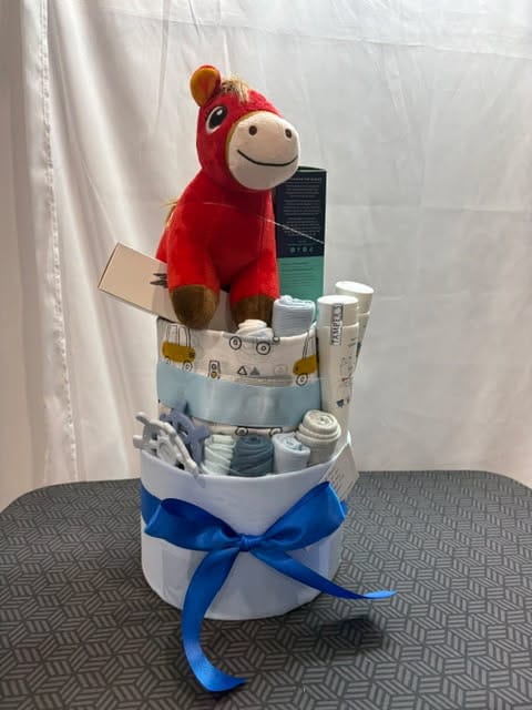 Customer photo review of Year of the Horse Deluxe Nappy Cake LIMITED EDITION