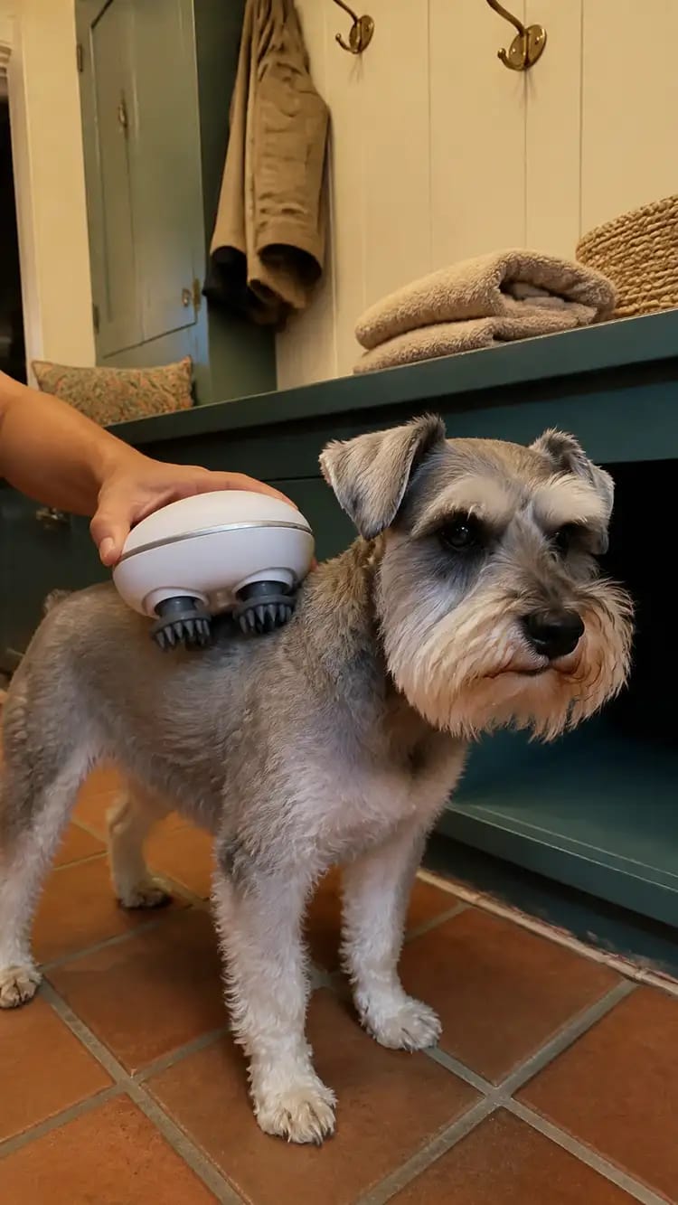 Customer photo review of Viva Pet Spa Handheld Massager