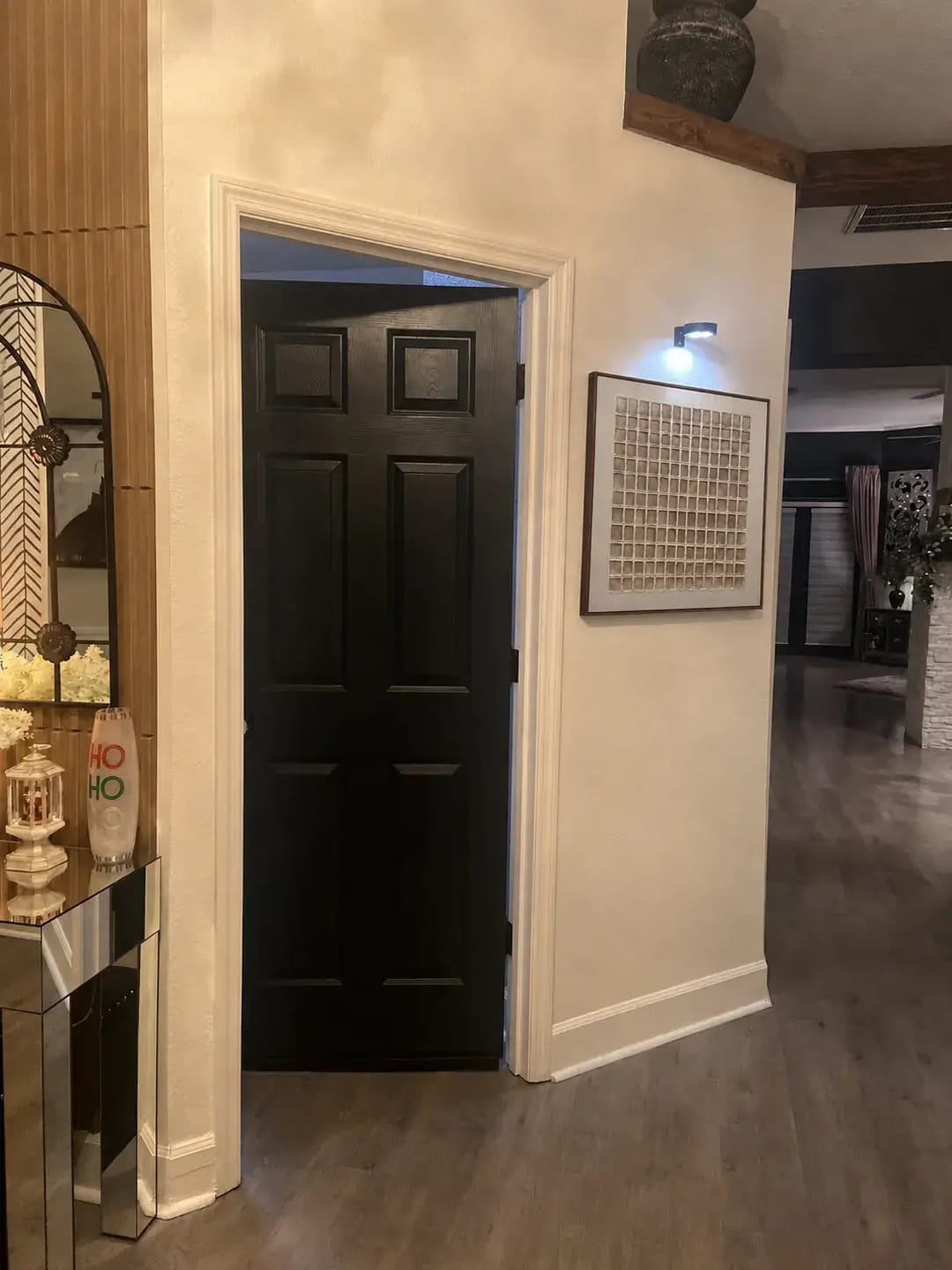 Customer photo review of Muted Weave Wabi Sabi Painting