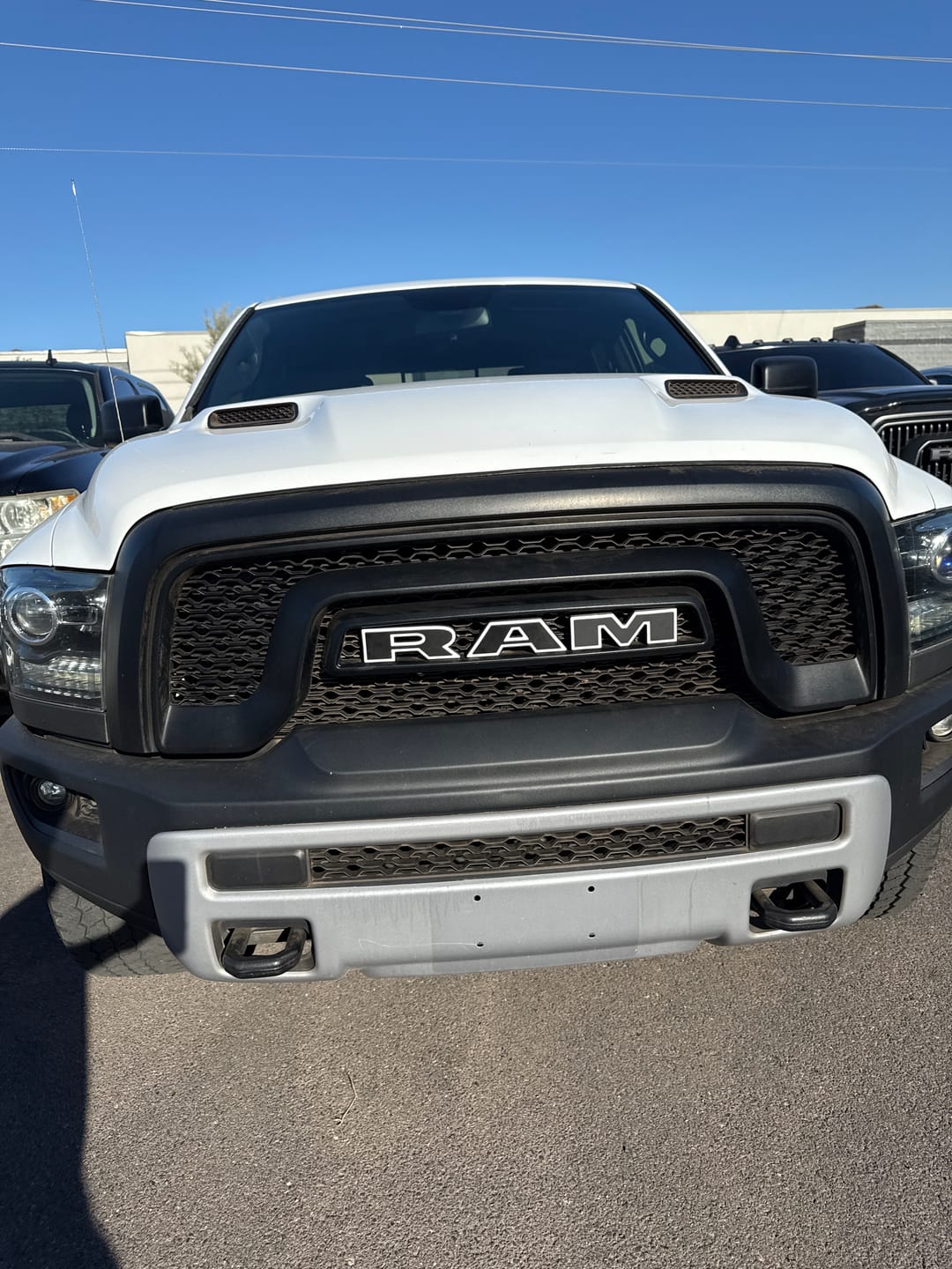 Customer photo review of Matte "Ram" Grille Lettering