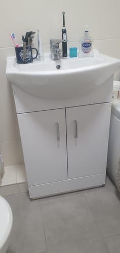 Customer photo review of Nuie Mayford 550mm Floorstanding Basin Vanity Unit - White