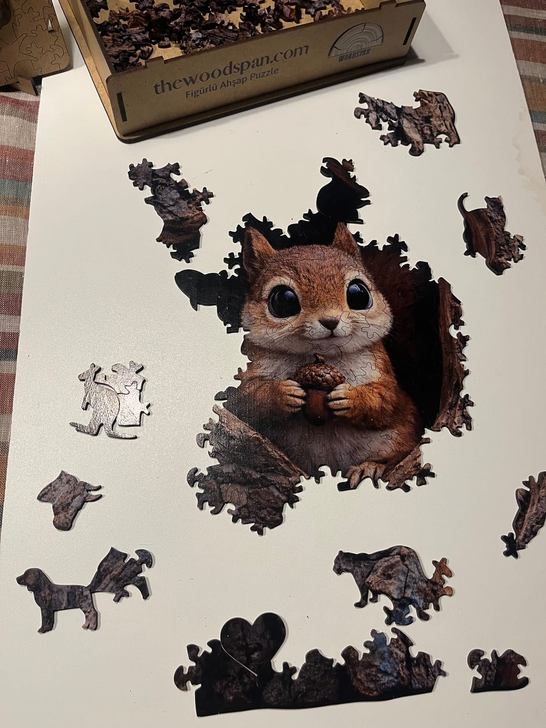 Customer photo review of Sincabın Hazinesi - Ahşap Puzzle