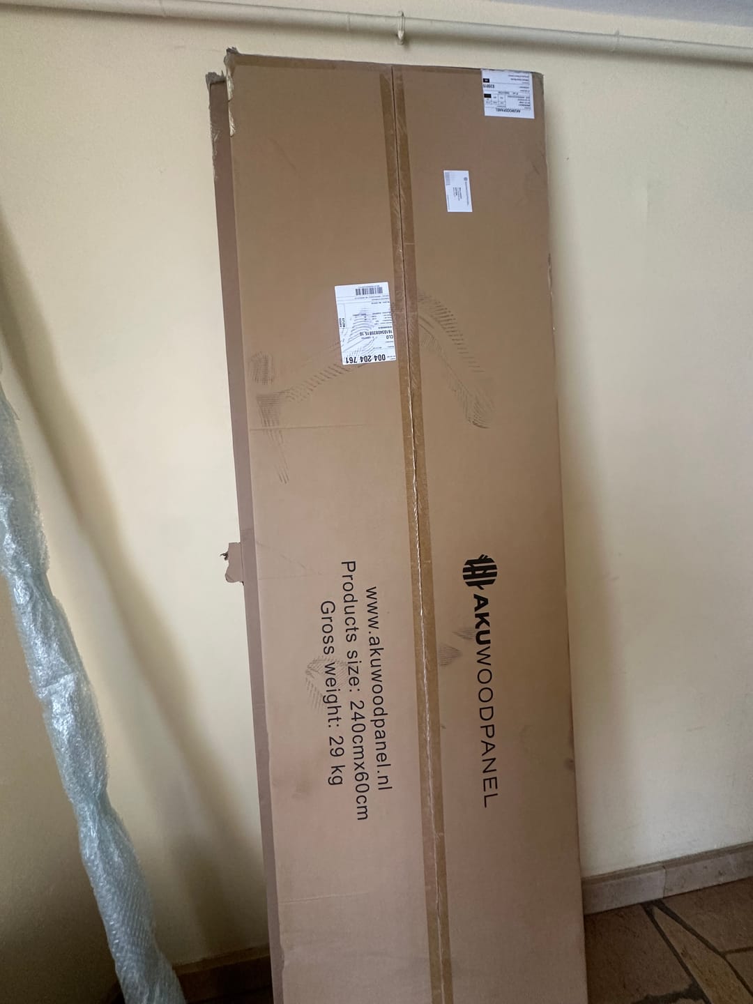 Customer photo review of Panneau acoustique en bois | Noyer | De première qualité