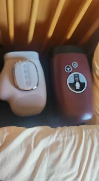 Customer photo review of Massagehandschuh – Kompression & Wärme für deine Hände