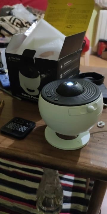 Customer photo review of Starry Sky Galaxy Projector