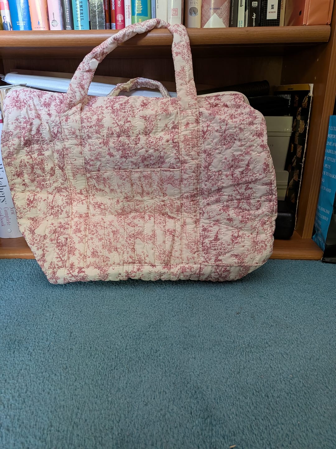 Customer photo review of Ana Floral Duffle Bag