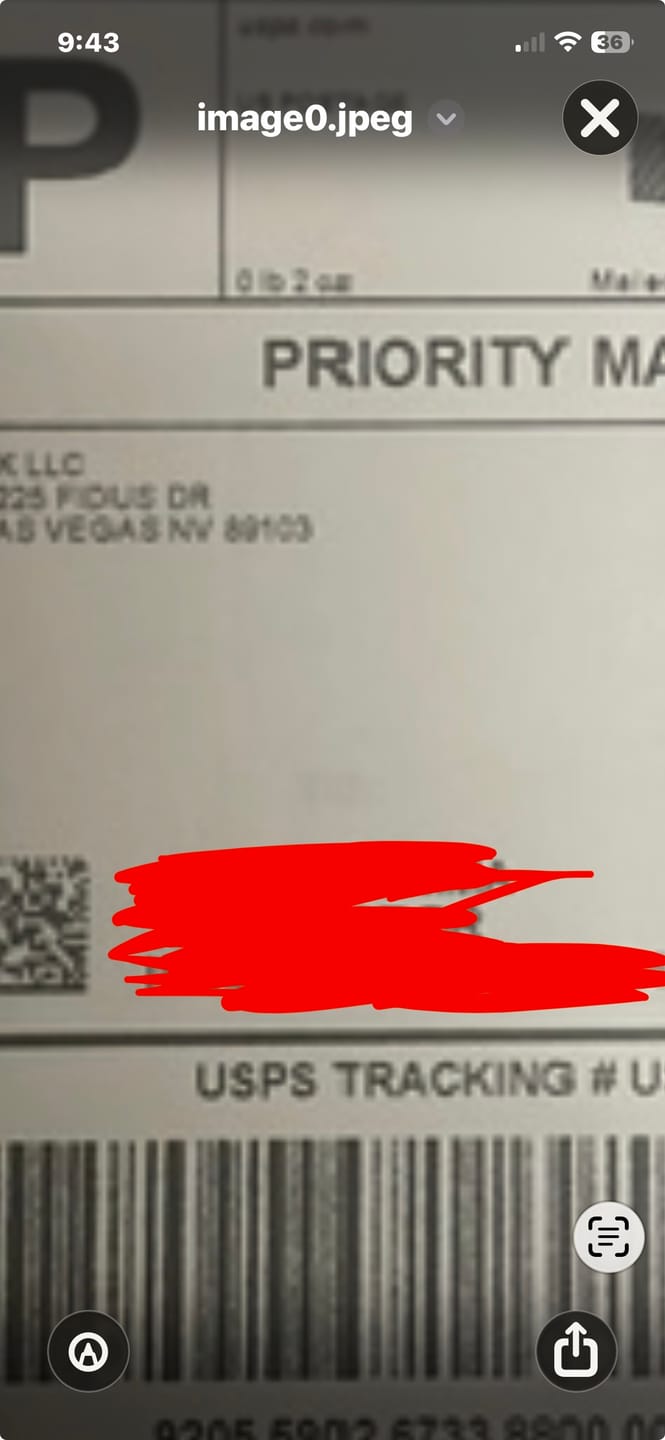 Customer photo review of THCA Pre-Roll