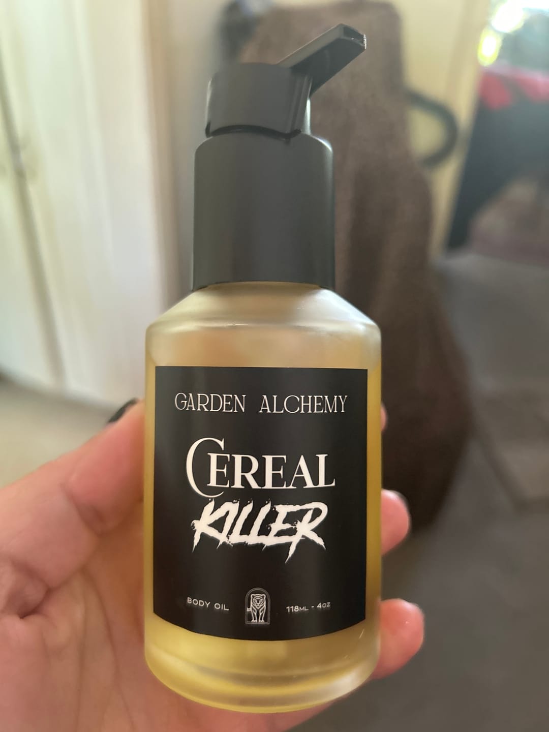 Customer photo review of CEREAL KILLER BODY OIL