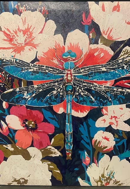 Customer photo review of Precious Dragonfly | Paint by Number