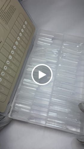 Customer video review of Arched square tips