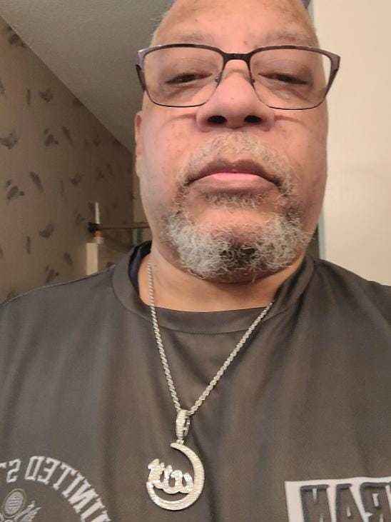 Customer photo review of S925 Moissanite Crescent Allah Pendant
