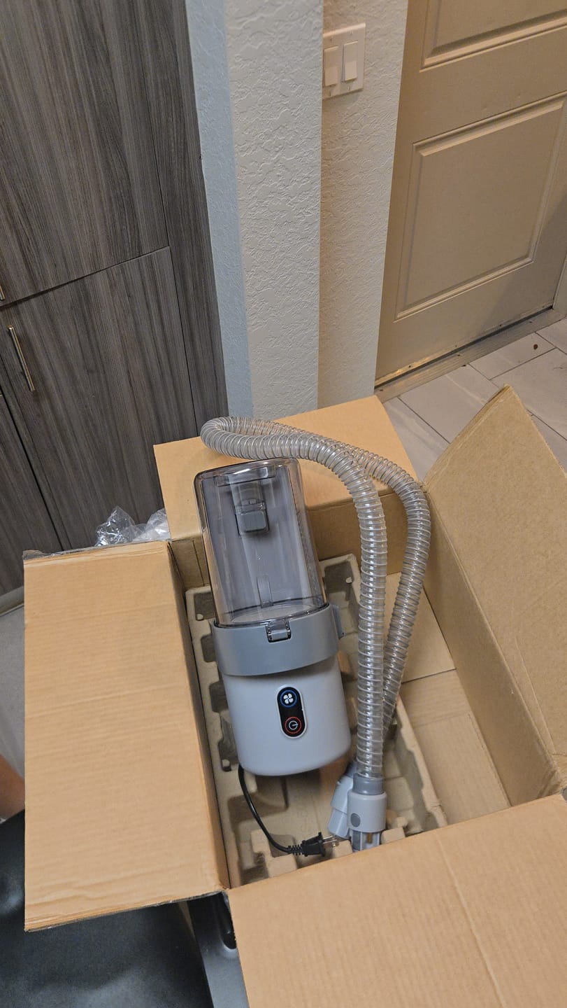 Customer photo review of Nestiq GroomPro™ – Dog Grooming Vacuum Kit