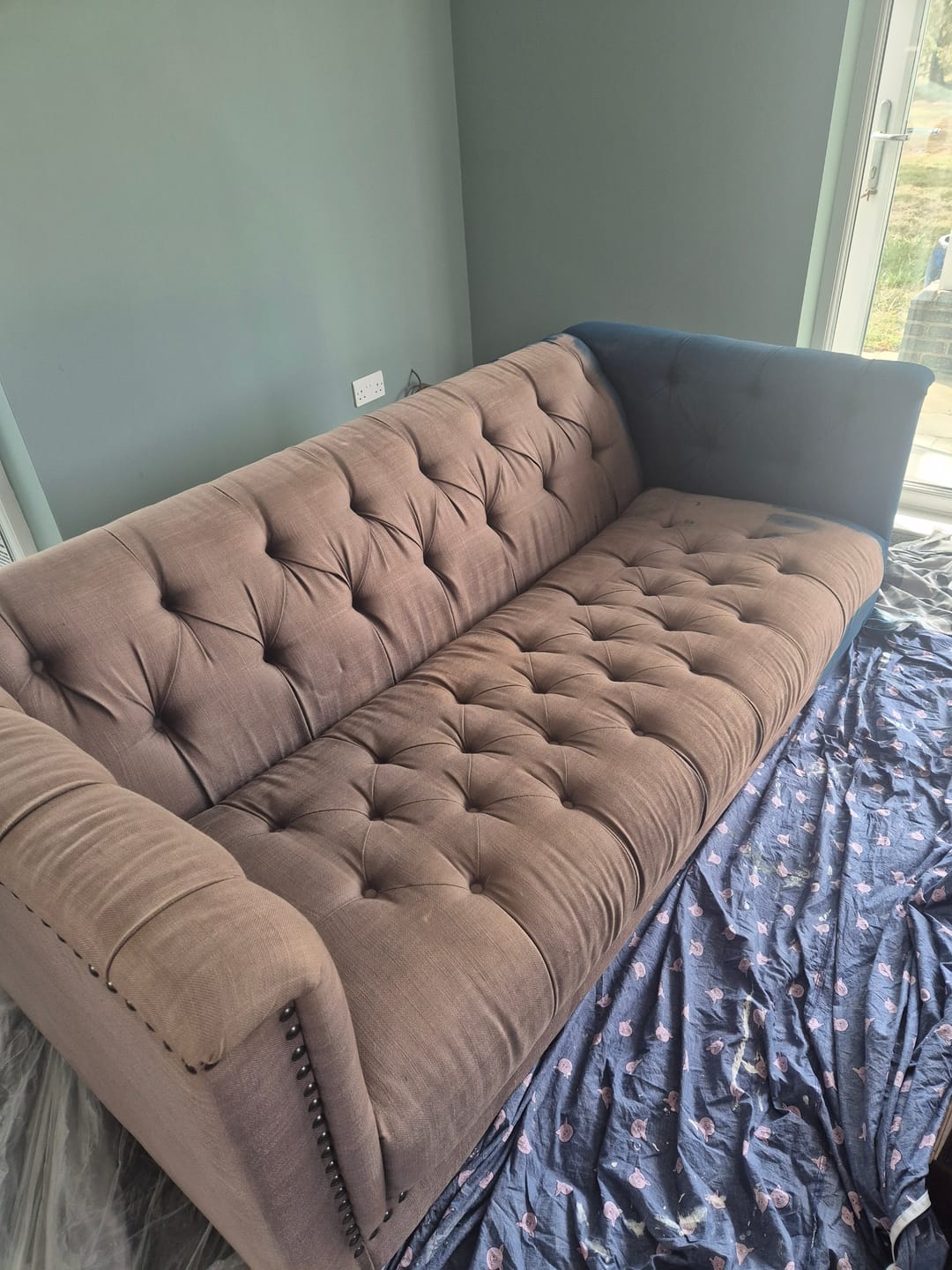 Customer photo review of Fabric Paint -- Blue