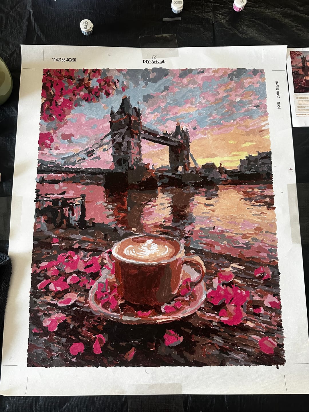 Customer photo review of Coffee break | Paint by Number