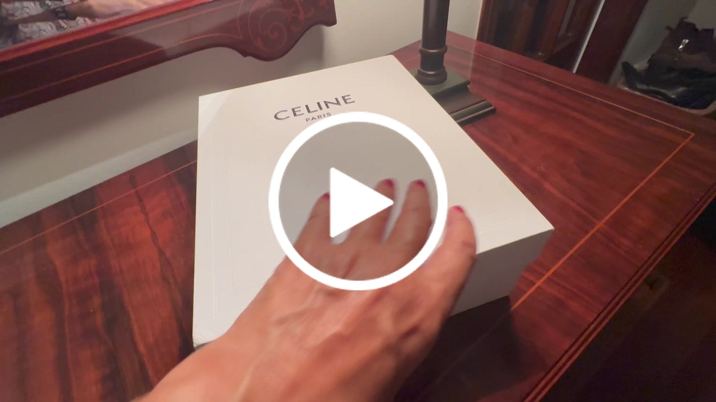 Customer video review of classique triomphe 22 black calfskin silver hardware