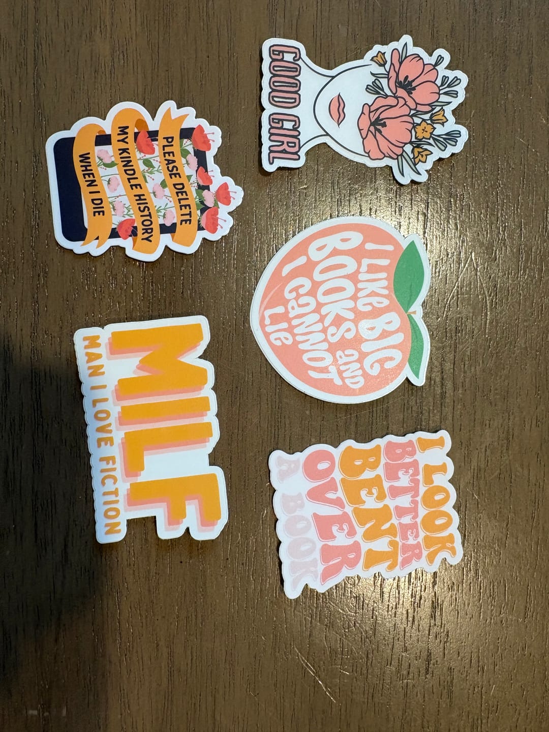 Customer photo review of peachy sticker pack special