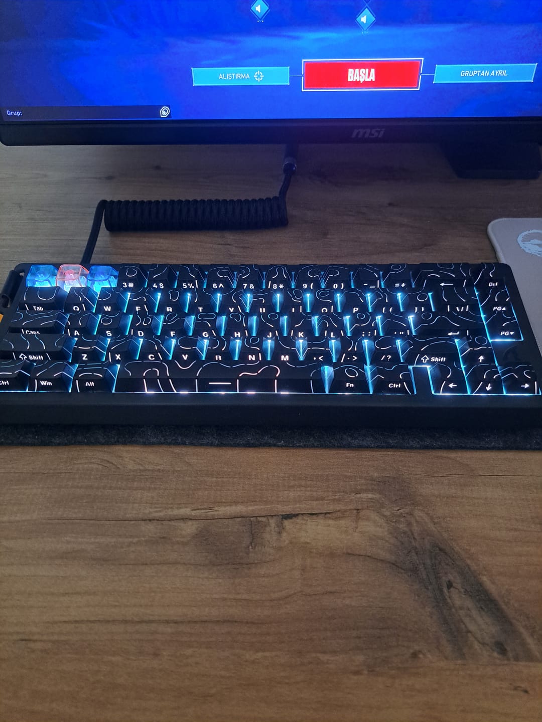 Customer photo review of Wraith Çift Yönlü Coiled Kablo