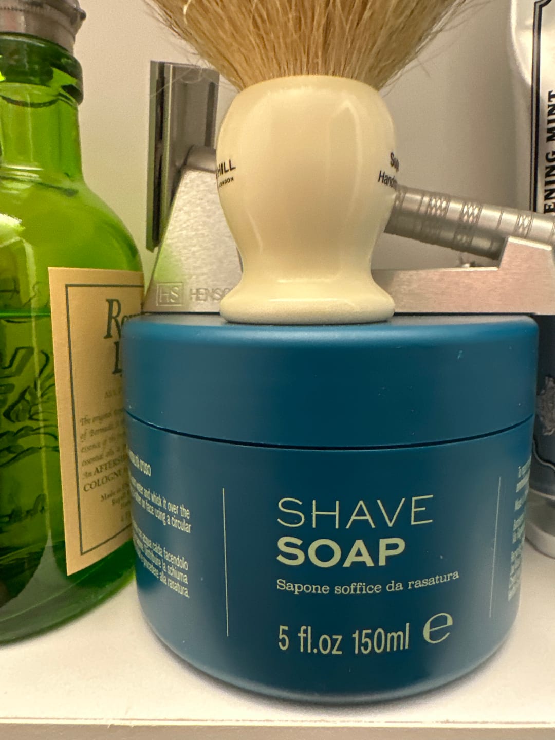 Customer photo review of Bergamot and Neroli Shaving Soap