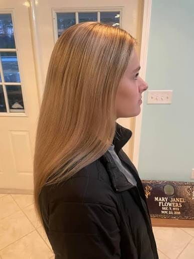 Customer photo review of Hair Lengthening Oil