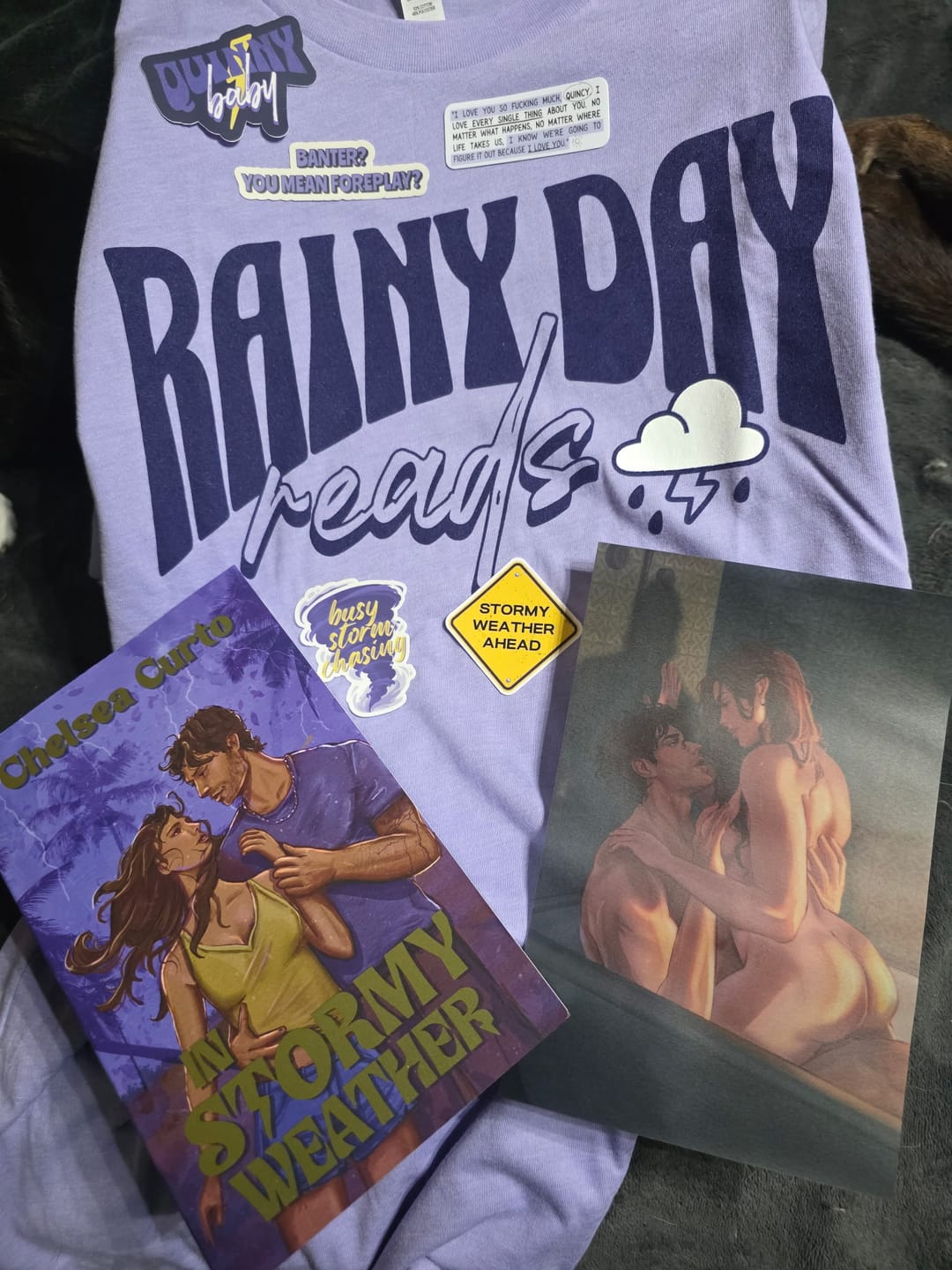 Customer photo review of smut slut book club subscription