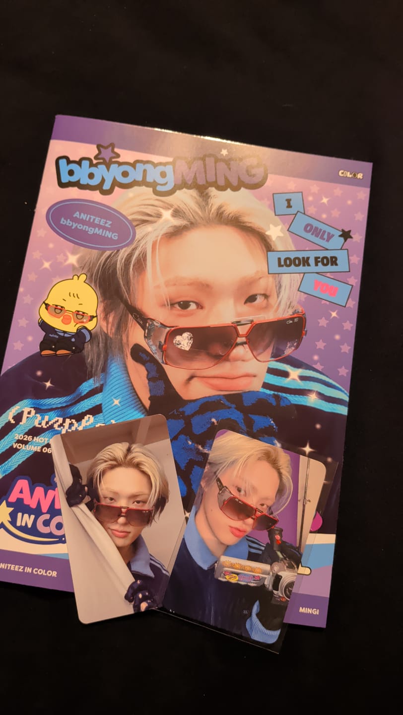 Customer photo review of ATEEZ - ANITEEZ IN COLOR POP UP OFFICIAL MD MINI PHOTOBOOK