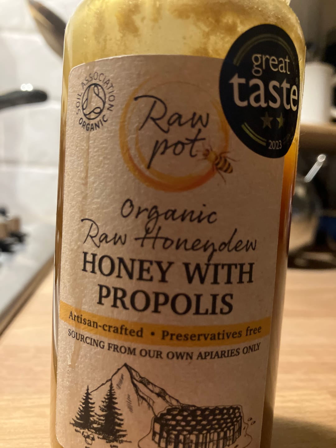 Customer photo review of Organic Honeydew Honey With Propolis