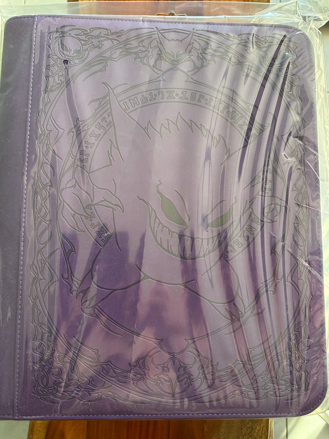 Customer photo review of Purple Evil - Toploader Trading Card Binder