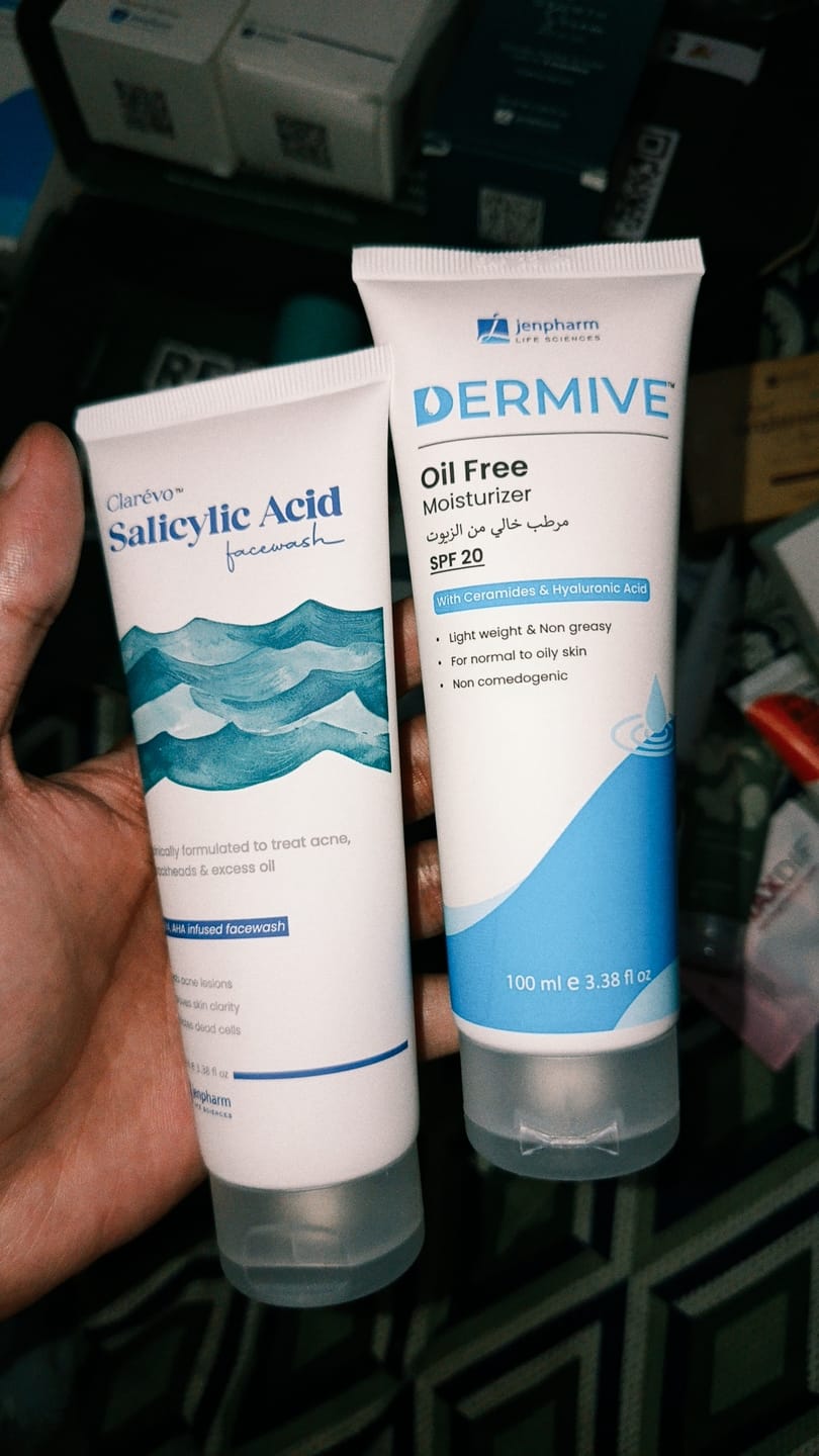 Customer photo review of Dermive Oil-Free Fragrance Free Moisturizer