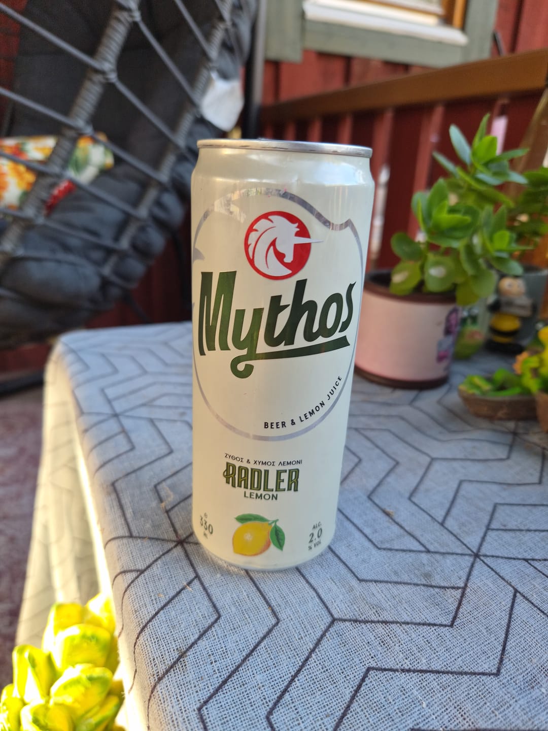 Customer photo review of Mythos Radler can - 4x330ml