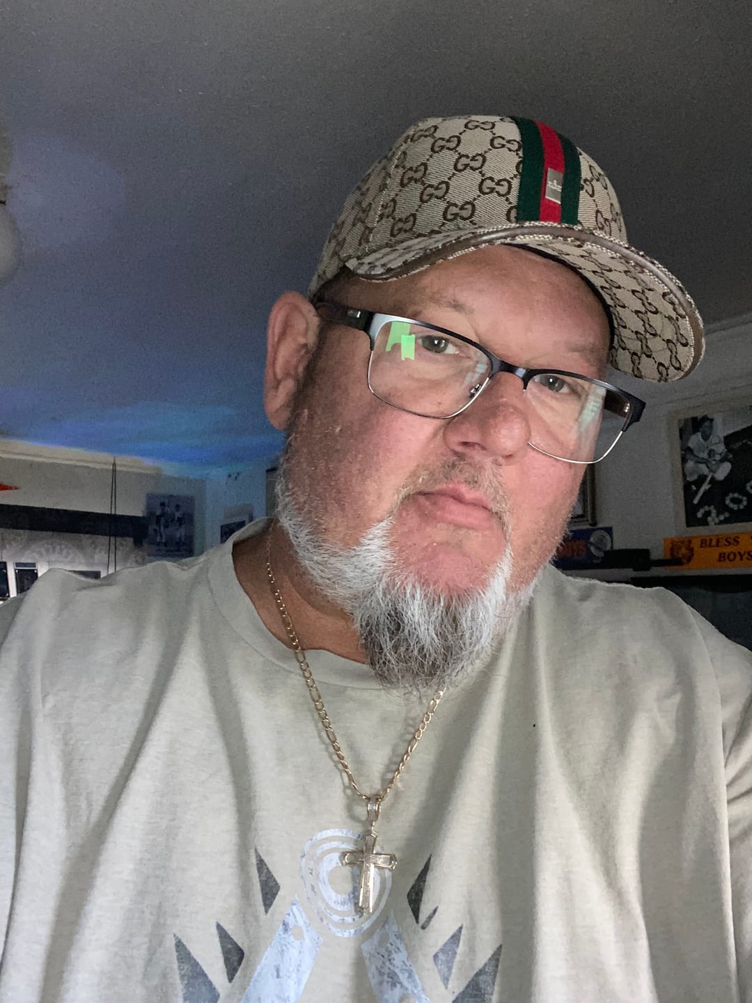 Customer photo review of Classic Monogram Baseball Cap - Adjustable Premium Streetwear Hat